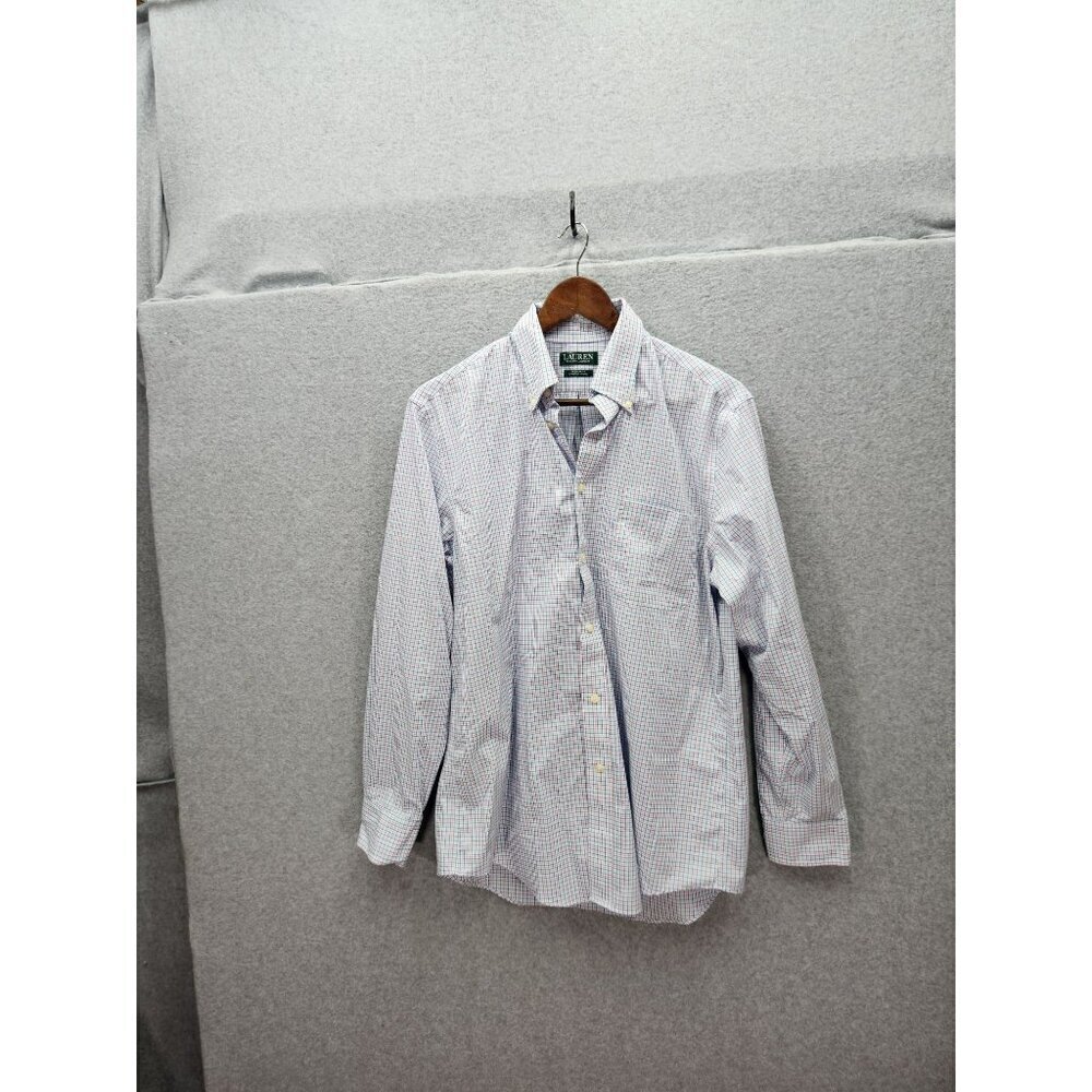 Lauren Ralph Lauren Mens Regular Fit Stretch‎ Fabric Shirt 15½ 32/33 Plaid